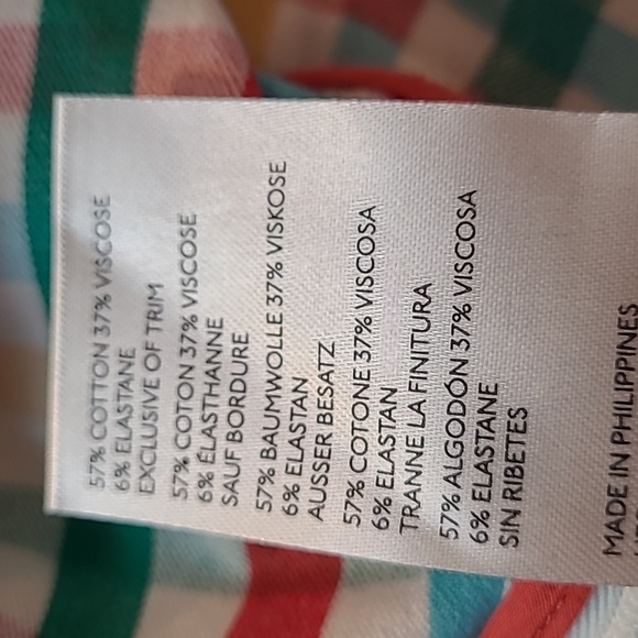 NWT Maeve Anthropologie Grace Gingham Capri Pants - 10.    Y77 - Picture 13 of 13